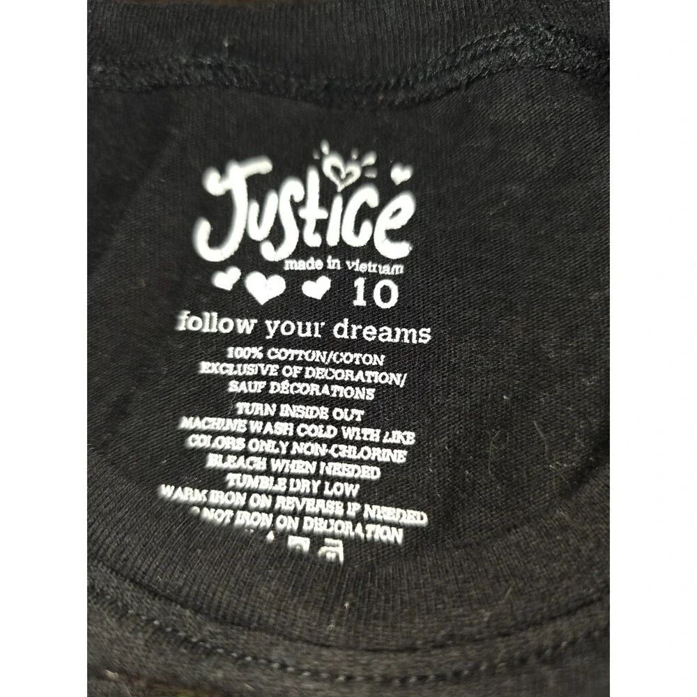 Justice fall autumn Halloween candy pumpkin top size 10